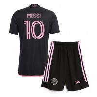 Inter Miami Lionel Messi #10 Auswärts Trikotsatz Kinder 2024-25 Kurzarm (+ Kurze Hosen)